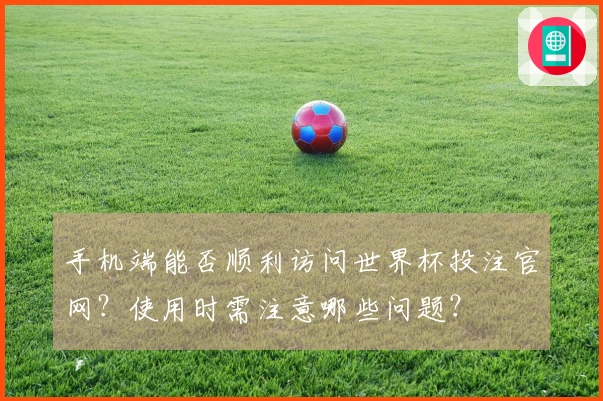 手机端能否顺利访问世界杯投注官网？使用时需注意哪些问题？